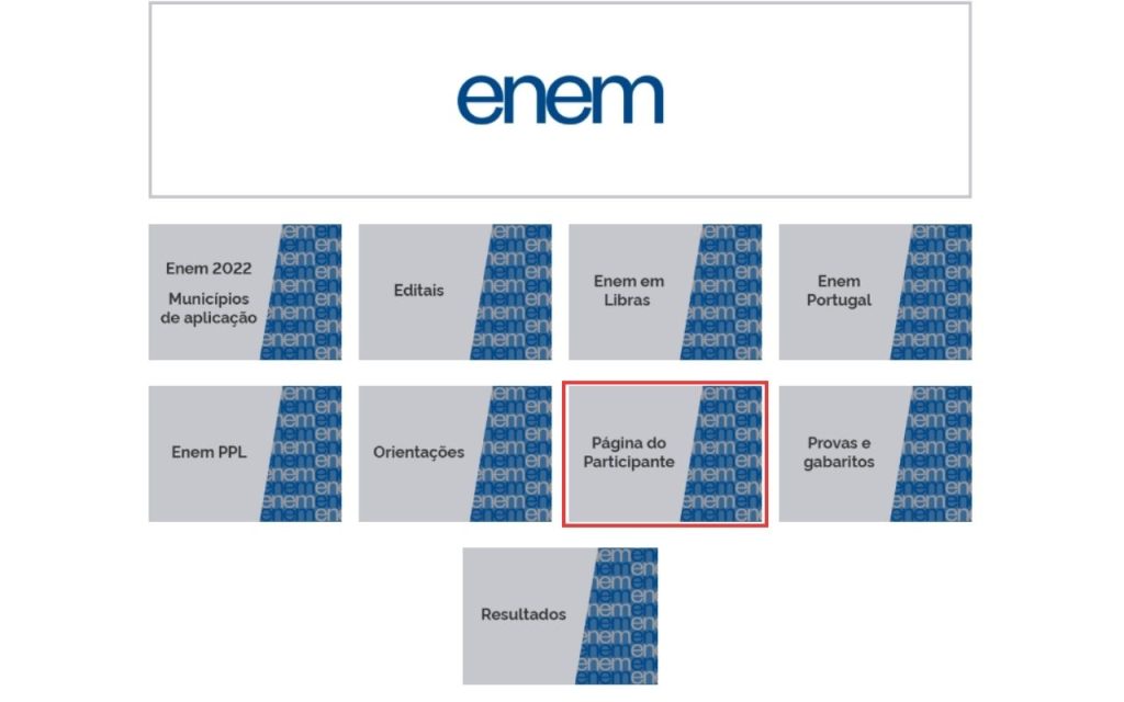 Página do Participante ENEM 2024 Como Acessar NET Educação