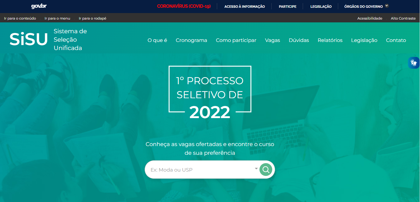 Consulta de vagas SISU