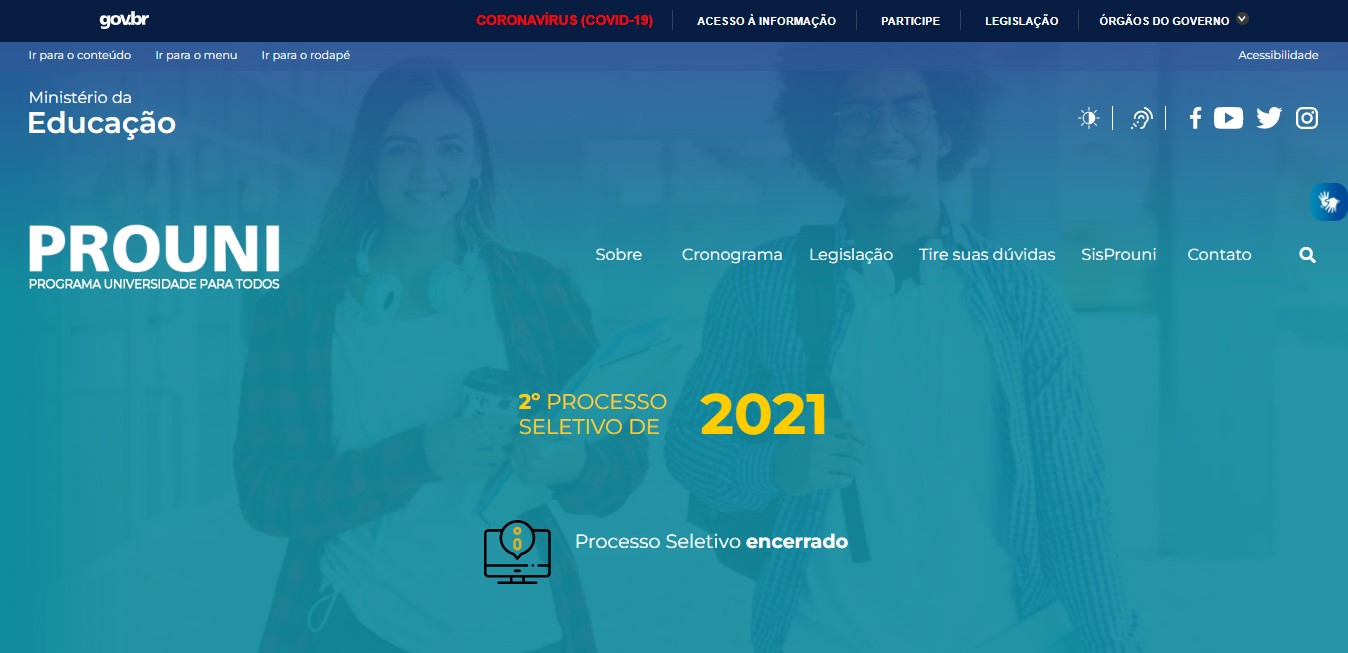 Portal Oficial do ProUni