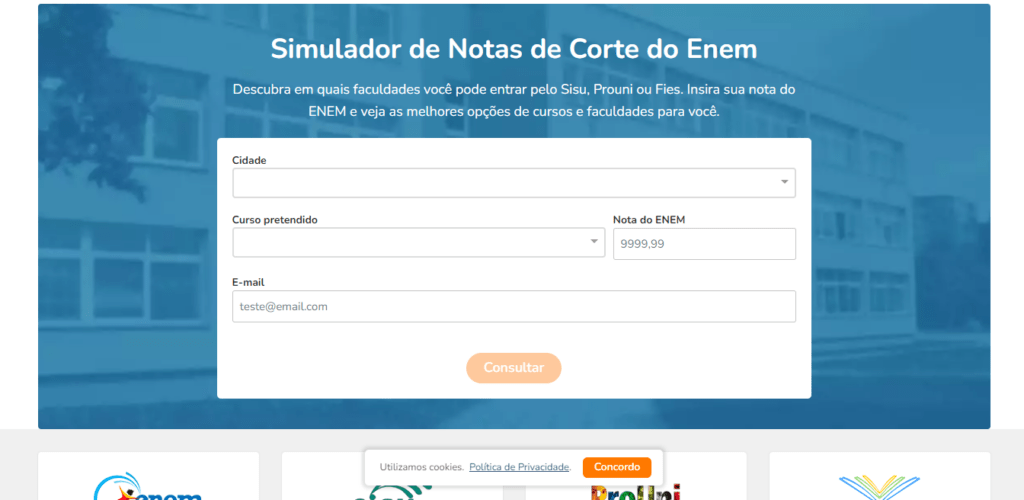Simulador PROUNI 2023: Como Funciona? Simulação da Nota de Corte