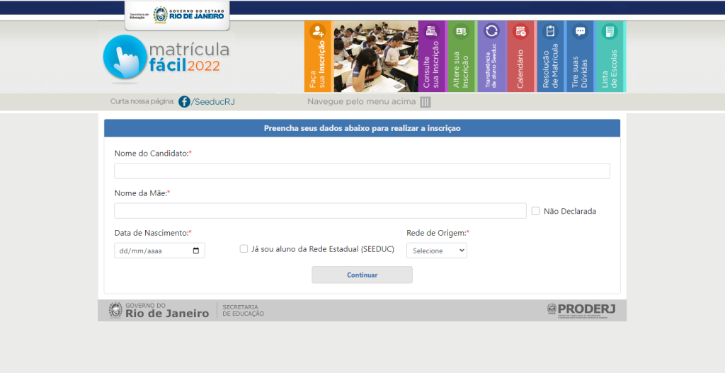 Matrícula Fácil RJ 2023: Consulta, Inscrições Online e Resultados