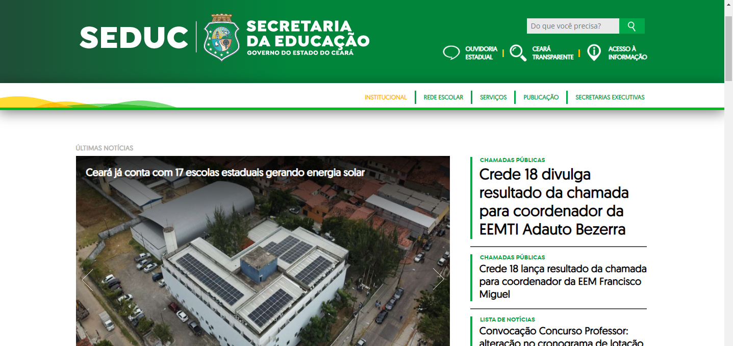 Matrícula Escolar Online Ceará 2023