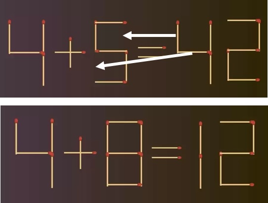 Desafio com palitos: você é capaz de resolver essa equação?