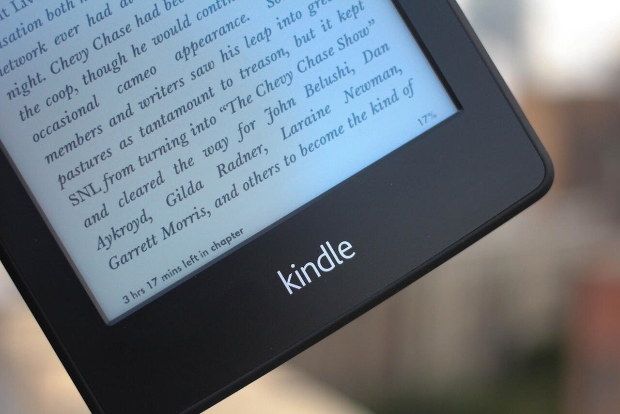 Foto da tela do Kindle