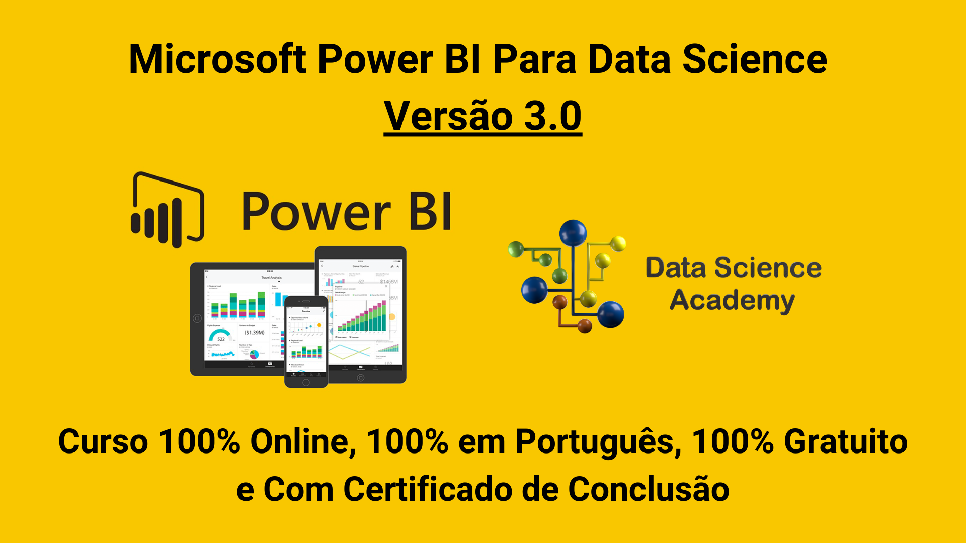 Divulgação de curso de Power BI 2024