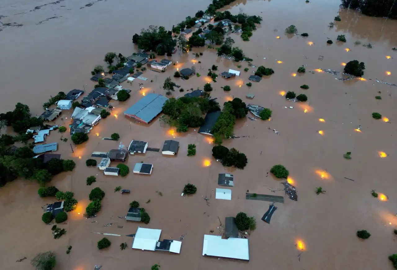 Cidades do Rio Grande do Sul estão embaixo de água 