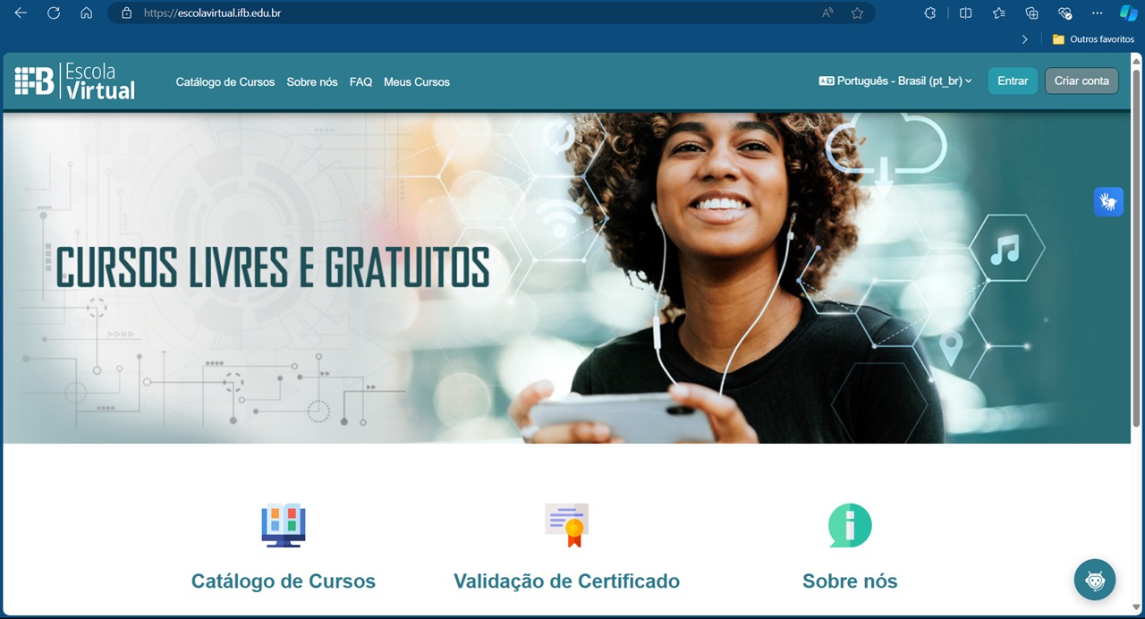 Portal da Escola Virtual IFB 