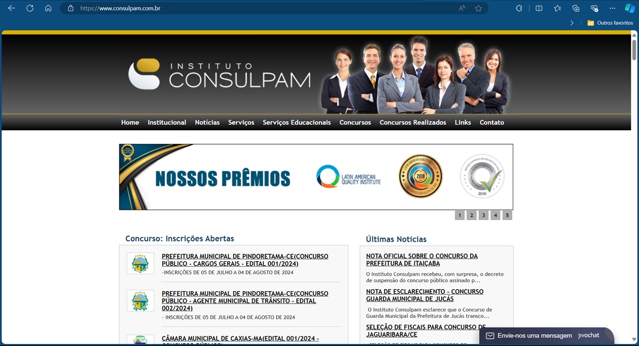 Portal do Instituto Consulpam 